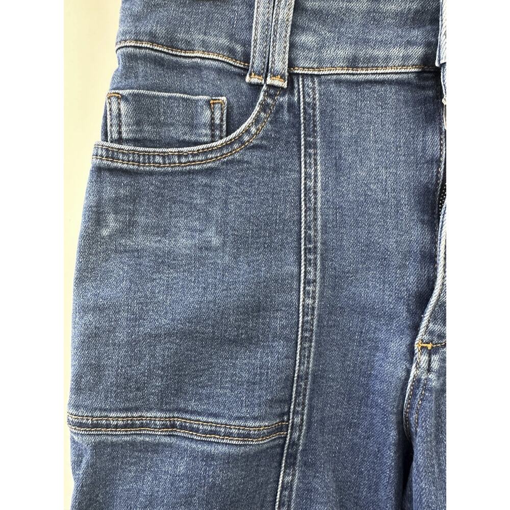 Pilcro Anthropologie The Skipper Wide Leg Cropped High Rise Jean No Size 28 x 24 - Picture 8 of 14